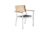 Higold Zahradní jídelní židle HIGOLD – York Dining Arm Chair White/Black