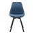 Židle Ze Sametu Mia – Modrá